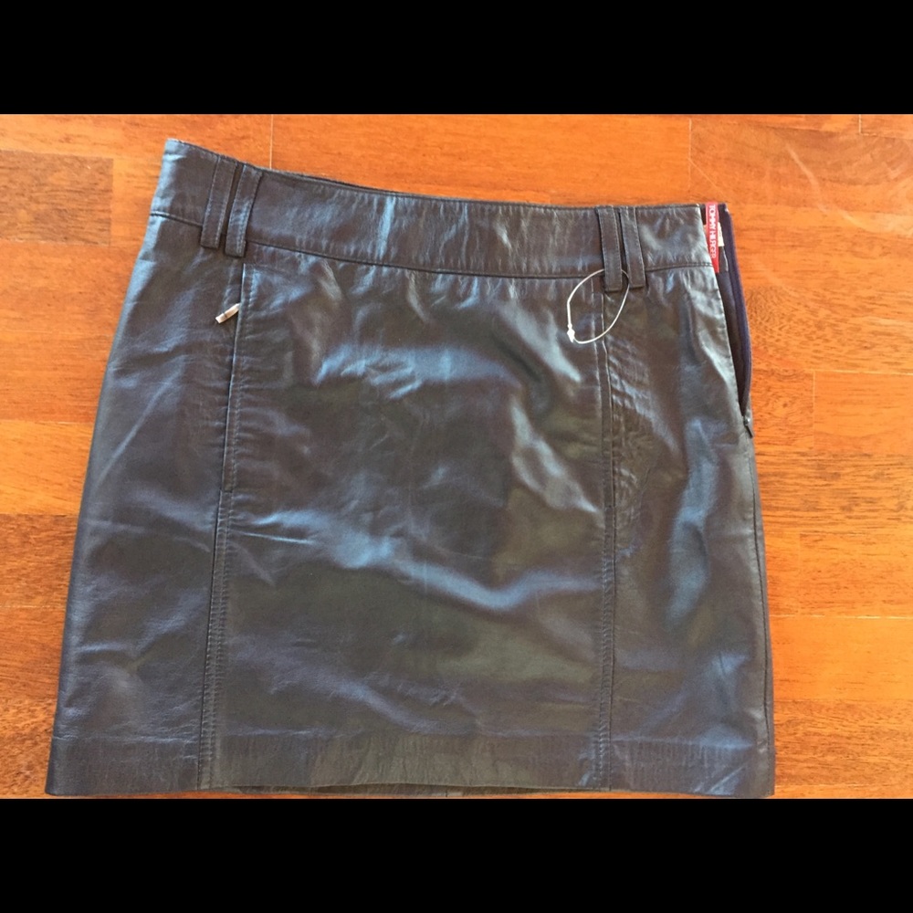 Tommy Hilfiger leather mini